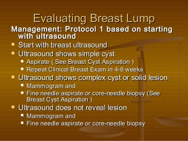 aspirate breast cyst Flat bottom ladle